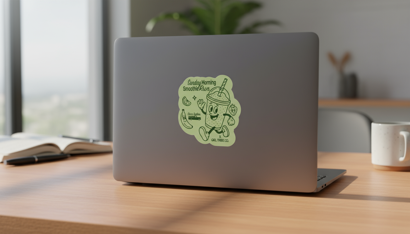Sunday Smoothie Run Vinyl Sticker