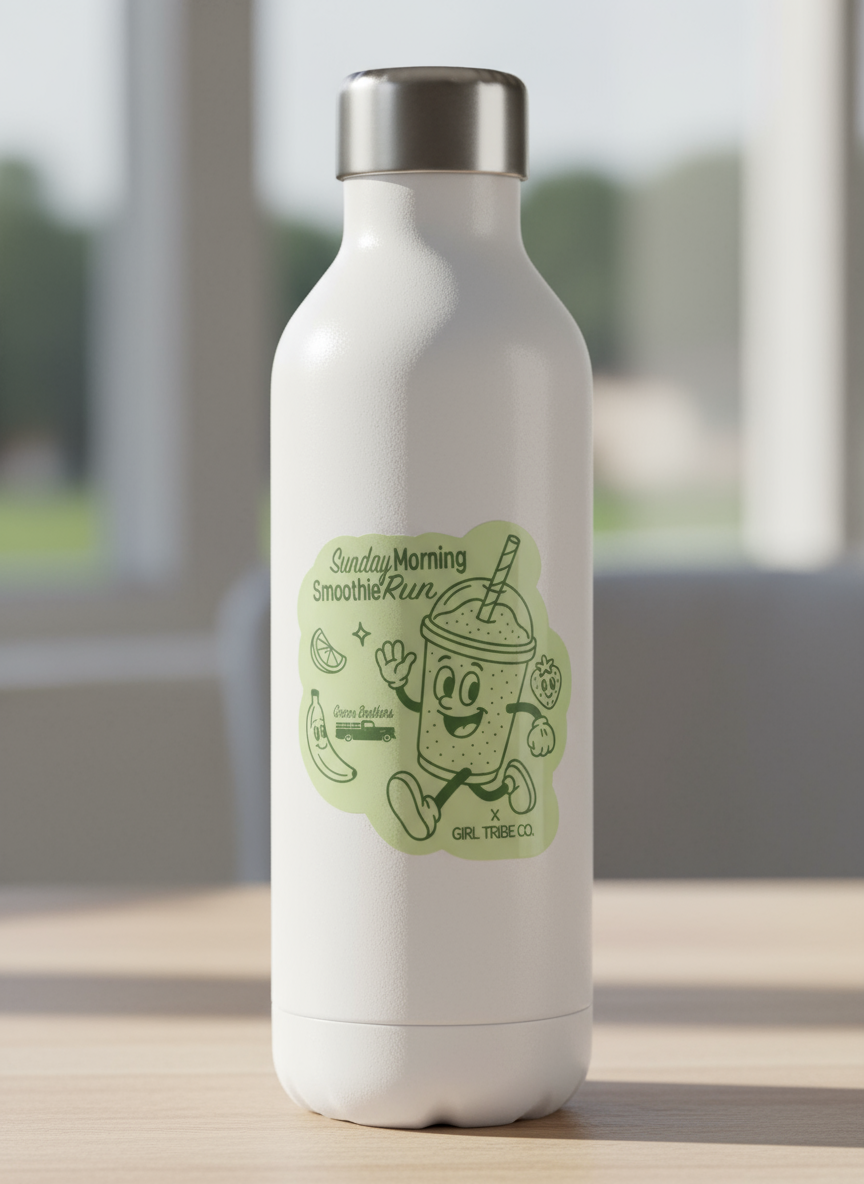 Sunday Smoothie Run Vinyl Sticker