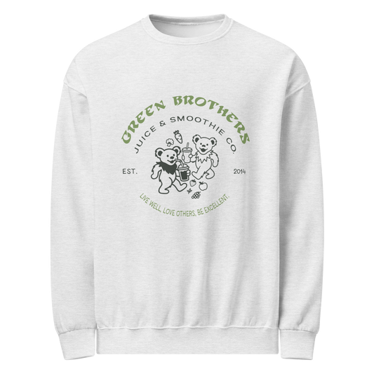 Green Brothers Retro Sweatshirt (Ash)