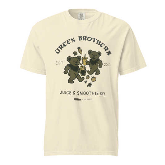 Green Brothers Dancing Bears Tee – Ivory