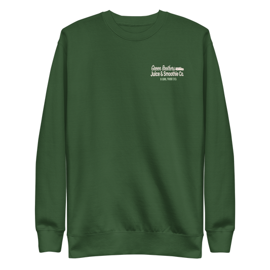 Sunday Smoothie Run Sweatshirt- Green